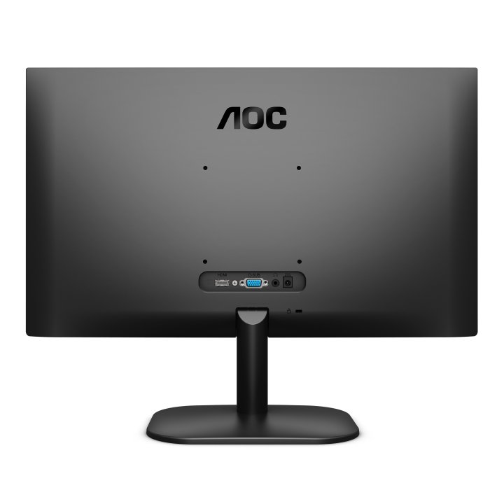 Monitor 24" Hdmi Vga Aoc 24b2xhm2 Va Fhd 75hz 4ms 250cd Vesa 100x100 Color Negro