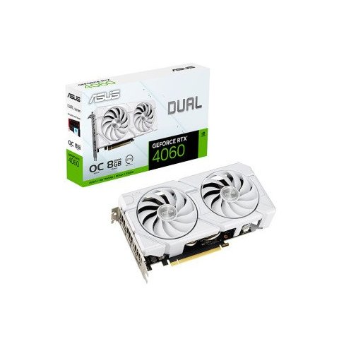 Vga Asus Dual-rtx4060-o8gevo-white Oc Edition 8gb Gddr6 90yv0jcb-m0na00