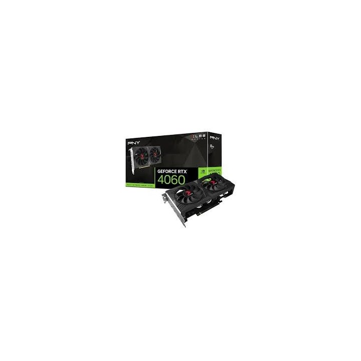 Vga Pny Geforce Rtx 4060 8gb Dual Fan Oc Vcg40608dfxpb1-o
