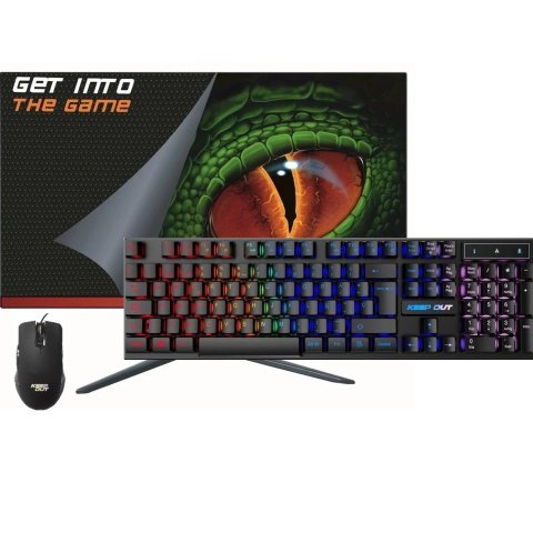 Pack Monitor 22" Hdmi Vga Keep Out Gaming Xgm22kitv2 Fhd 75hz 4ms Con Mouse Y Teclado Gaming
Moving