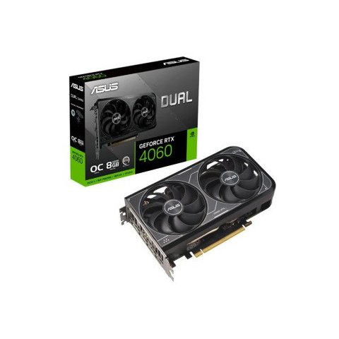 Vga Asus Dual-rtx4060-o8g-evo Oc Edition 8gb Gddr6 3xdisplayport 1.4a Hdmi 2.1a Dual Fan Cuda 3072 128bit