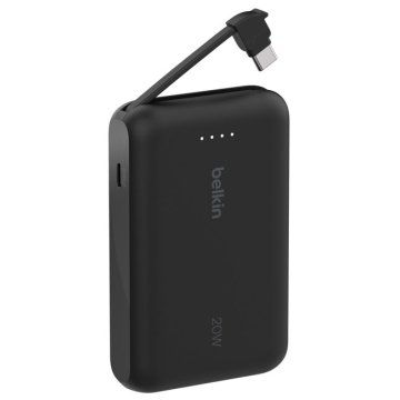Powerbank Belkin Bpb021hqbk Boostcharge 10,000 Mah Con Cable Integrado Charge Usb-c 20w Negro 2