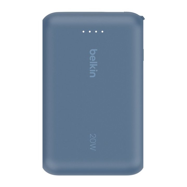 Powerbank Belkin Bpb021hqbl Boost Charge 10,000 Mah Con Cable Integrado Charge Usb-c 20w Azul