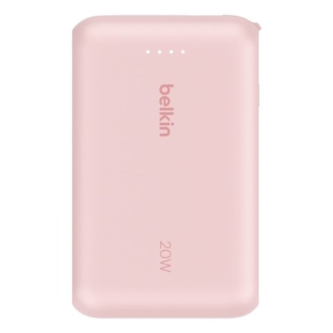 Powerbank Belkin Bpb021hqpk Boost Charge 10,000 Mah Charge Con Cable Integrado Usb-c 20w  Rosa