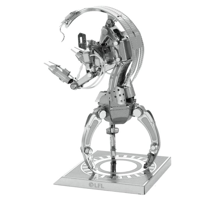 Maqueta 3d Metal Fascinations Star Wars Droide Modelo Droideka Montaje Sin Pegamento Ni Soldadura