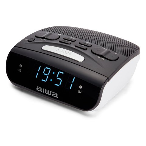 Radio Despertador Aiwa Cr-15bk Doble Alarma Fm