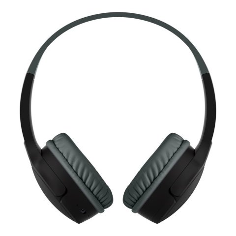 Headset Bluetooth Belkin Aud002btbkv3 Supraaural Carga Por Usb-c Color Negro Kids