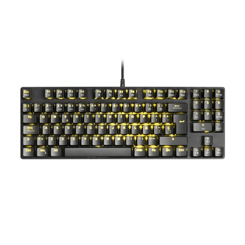 (km0) Teclado Mecanico Compacto Tkl Mars Gaming Mkrevo Pro Black Switch Outemu Pro Red Cash30mcu Iluminacion Full Rgb Pad Num