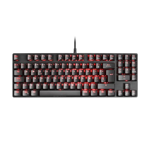 (km0) Teclado Mecanico Compacto Tkl Mars Gaming Mkrevo Pro Black Switch Outemu Pro Red Cash30mcu Iluminacion Full Rgb Pad Num