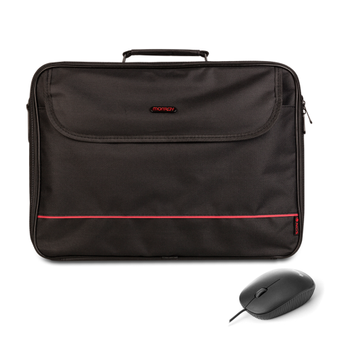 Maletin Ngs Bureau Kit Maletin Passenger 
Hasta 16"+raton Optico Usb Fog Negro 
