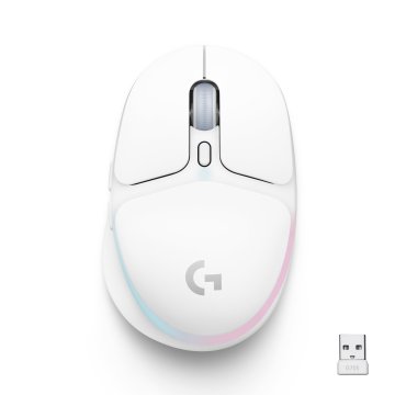 Mouse Logitech Bluetooth G705 Rgb 8200 Dpi 6 Botones Color Blanco