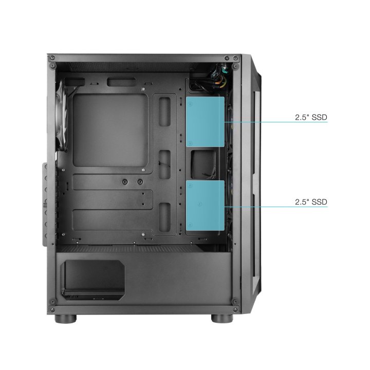 Caja Atx Semitorre Gaming Tooq Tqgcc101-b...