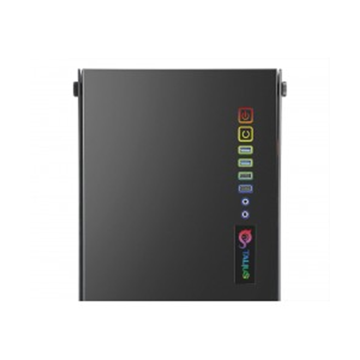 Caja Atx Semitorre Gaming Talius Avalon Cristal...
