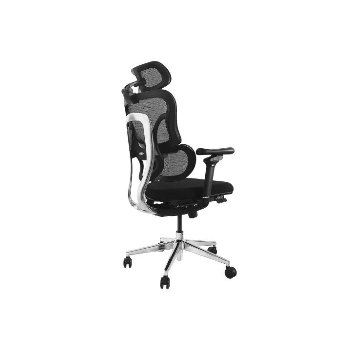 Silla De Oficina Ergonomica Equip 651050 Premium Color Negro Tapiceria Malla 5 Posiciones