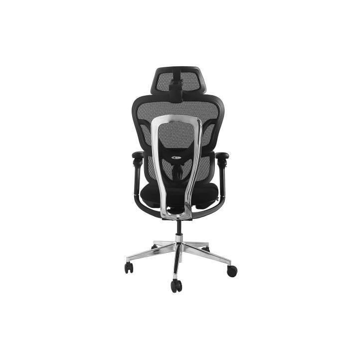 Silla De Oficina Ergonomica Equip 651050 Premium Color Negro Tapiceria Malla 5 Posiciones