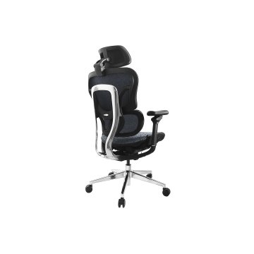Silla De Oficina Ergonomica Equip 651050 Premium Color Negro Azulado Tapiceria Malla 5 Posiciones 2