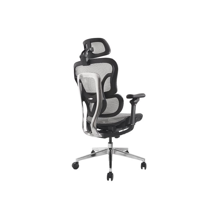 Silla De Oficina Ergonomica Equip 651050 Premium Color Gris Tapiceria Malla 5 Posiciones