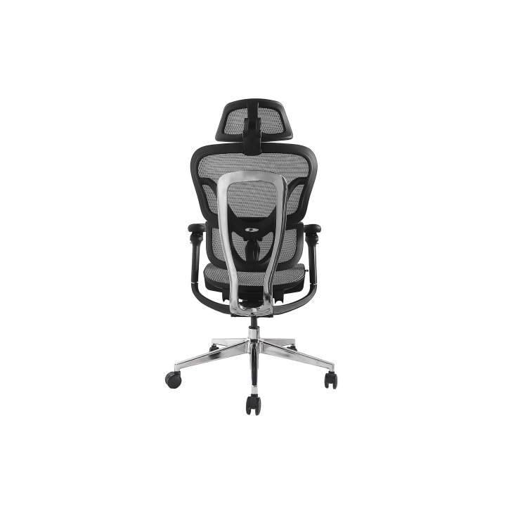 Silla De Oficina Ergonomica Equip 651050 Premium Color Gris Tapiceria Malla 5 Posiciones