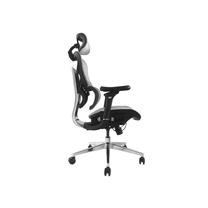 Silla De Oficina Ergonomica Equip 651050 Premium Color Gris Tapiceria Malla 5 Posiciones
