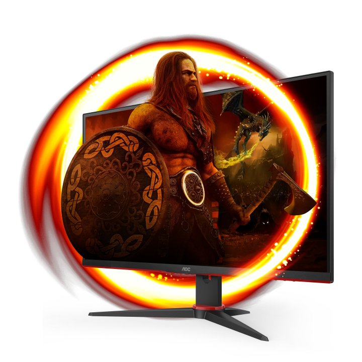 Monitor 27" Dp Hdmi Aoc Q27g2e 2560x1440 155hz Va 1ms Fresync 