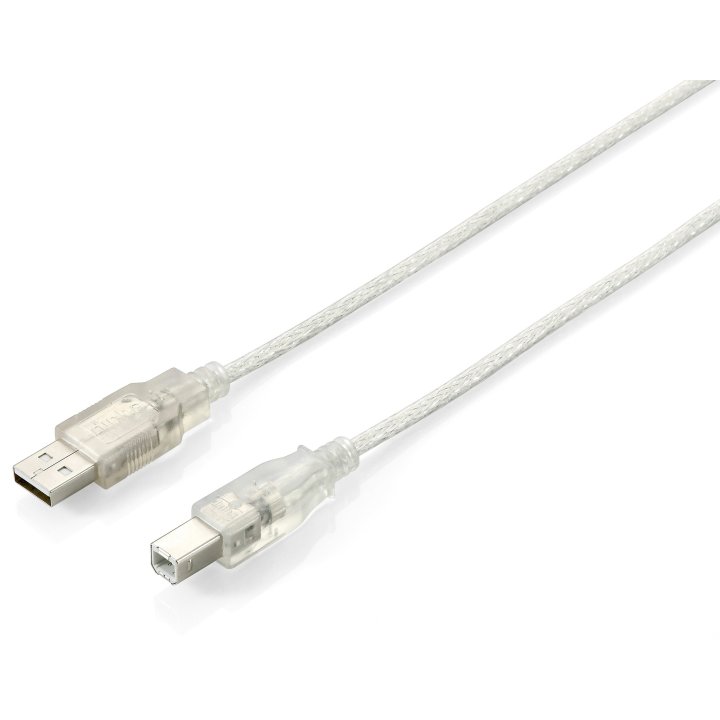 Cable Usb-a  2.0 Equip Tipo A - B   Transparente 3
M                                             