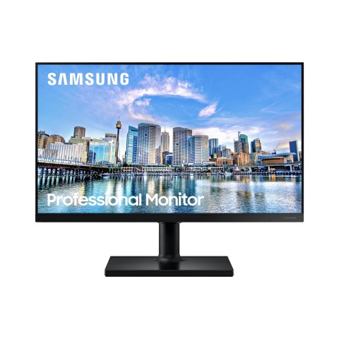 Monitor 24" Dp Hdmi Samsung Lf24t450fqrxen Fhd 75hz 5ms Freesync Regulable Altura 