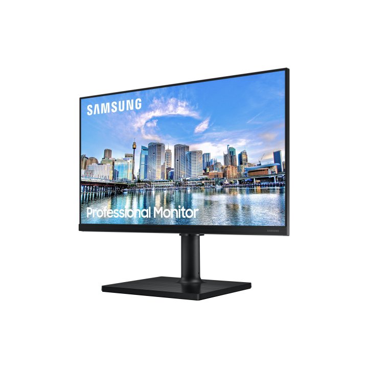 Monitor 24" Dp Hdmi Samsung Lf24t450fqrxen Fhd 75hz 5ms Freesync Regulable Altura 