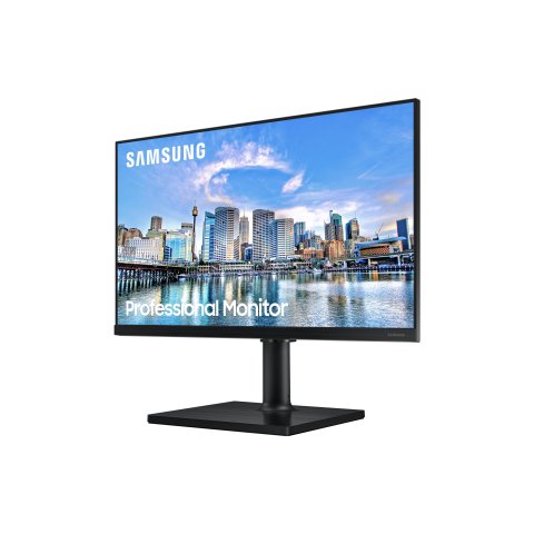 Monitor 24" Dp Hdmi Samsung Lf24t450fqrxen Fhd 75hz 5ms Freesync Regulable Altura 