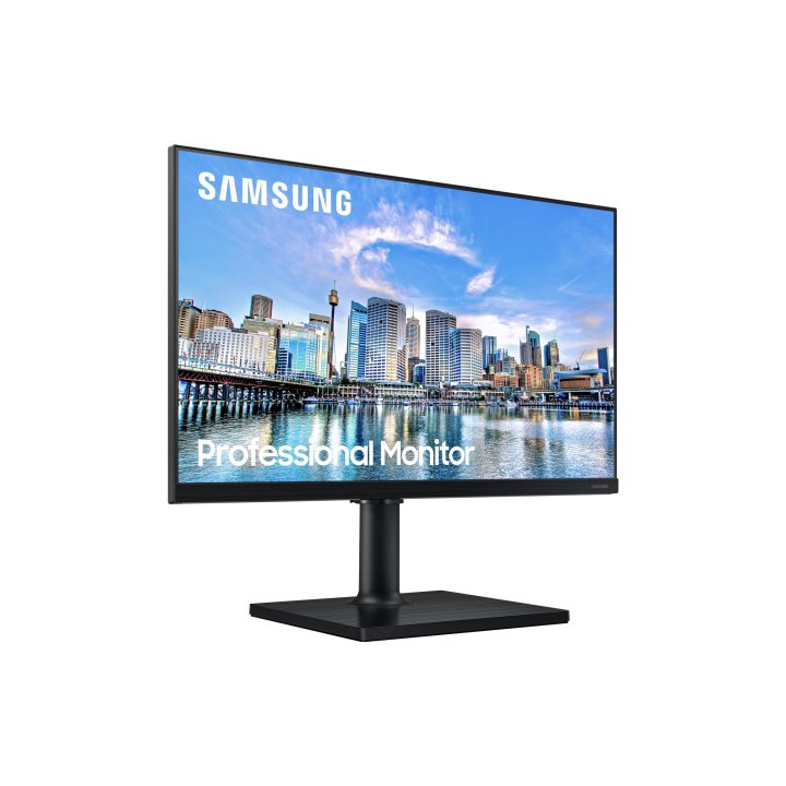 Monitor 24" Dp Hdmi Samsung Lf24t450fqrxen Fhd 75hz 5ms Freesync Regulable Altura 