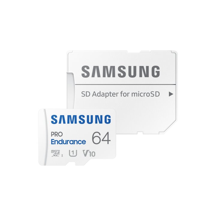 Memoria Sd Micro 64gb Samsung Sdxc Pro Endurance Clase V10 Con Adaptador A Sd Mb-mj64ka eu