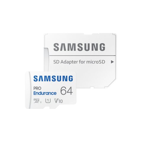 Memoria Sd Micro 64gb Samsung Sdxc Pro Endurance Clase V10 Con Adaptador A Sd Mb-mj64ka eu