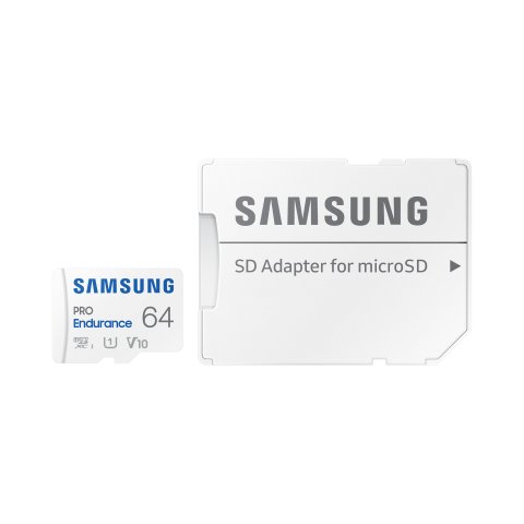 Memoria Sd Micro 64gb Samsung Sdxc Pro Endurance Clase V10 Con Adaptador A Sd Mb-mj64ka eu