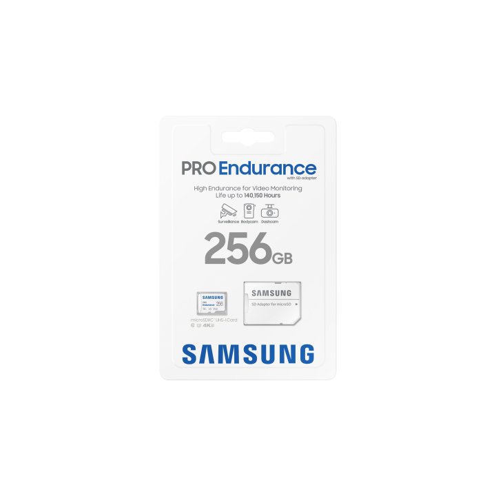 Memoria Sd Micro 256gb Samsung Sdxc Pro Endurance Clase V10 Con Adaptador A Sd Mb-mj256ka eu