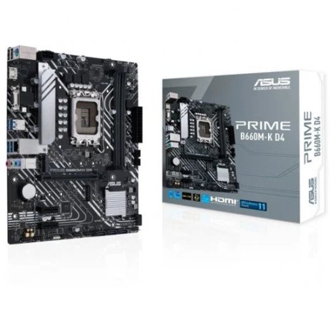 Pb Asus Prime B760m-k D4 Skt 1700 12/13º Gen Ddr4 3200mhz Hdmi Vga 3pcie 2m.2 2.5gb-lan Usb3.2 - 