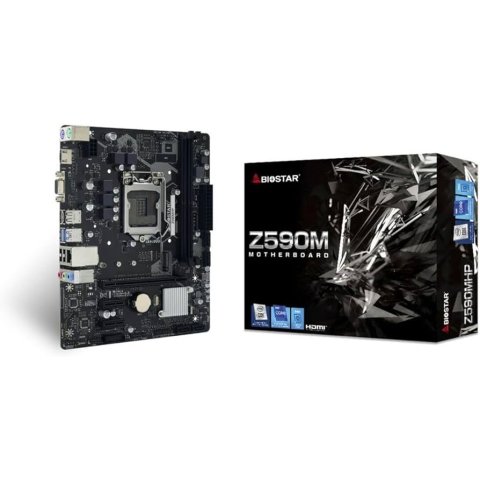 Pb Biostar Z590mhp M-atx Skt 1200 Gen 10º/11º Hdmi Vga 2ddr4 3200mhz M.2_x4 G-lan Usb3.2 3pcie