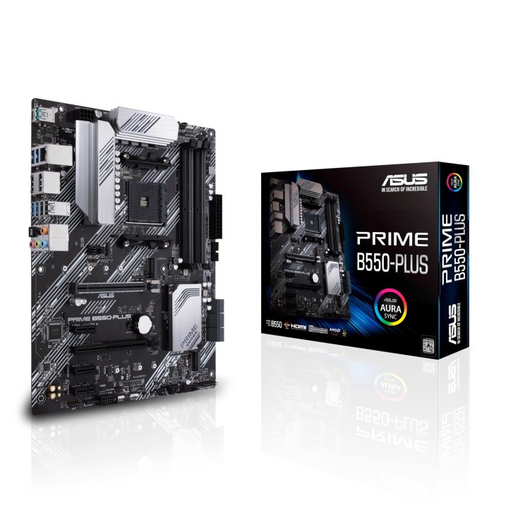 Pb Asus Prime B550-plus Skt Am4 Atx 4ddr4-3200mhz Dp Hdmi 5pcie 2m.2 Raid Languard 2usb-a-c 4usb3.2