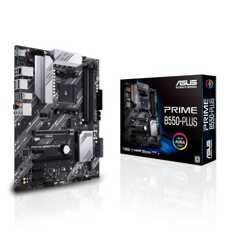 Pb Asus Prime B550-plus Skt Am4 Atx 4ddr4-3200mhz Dp Hdmi 5pcie 2m.2 Raid Languard 2usb-a-c 4usb3.2