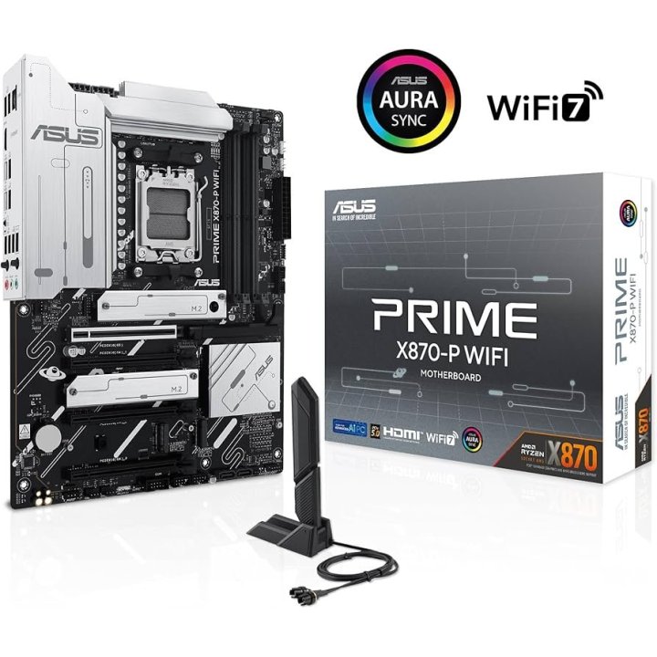 Pb Asus Prime X870-p Ams Skt Am5 Atx Ddr5-saram 8000mhz Displayport 1,4 Hdmi Usb 3,2 Usb 2,2