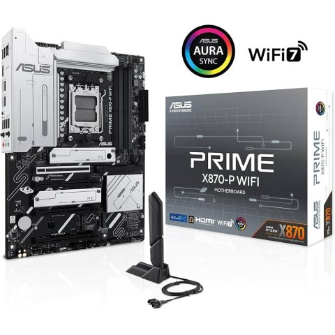 Pb Asus Prime X870-p Ams Skt Am5 Atx Ddr5-saram 8000mhz Displayport 1,4 Hdmi Usb 3,2 Usb 2,2