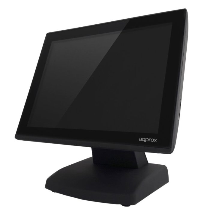 Ordenador Tpv Approx Apptpv01tnd Negro 15.6" Tactil Capacitivo 1024x768 Intel Celeron J1900 4gb Ddr3l Ssd 64gb