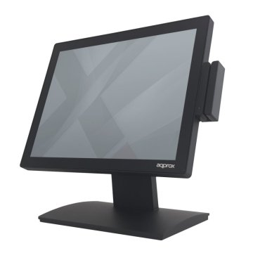 Ordenador Tpv Approx Apptpv04capc Negro 15" Tactil Capacitivo 1024x768 Intel Celeron N5105 4gb Ddr4l M.2 64gb Lector Tarjetas