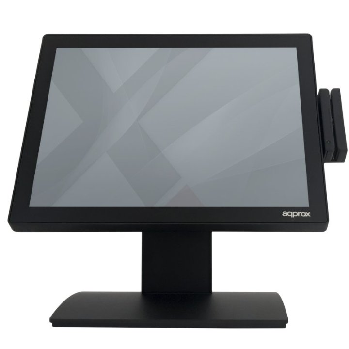 Ordenador Tpv Approx Apptpv04capc Negro 15" Tactil Capacitivo 1024x768 Intel Celeron N5105 4gb Ddr4l M.2 64gb Lector Tarjetas
