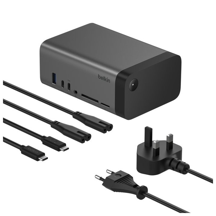 Estacion De Carga Usb-c Belkin 150w Inc020kqsgy 11 Ptos De Alimentacion, Datos, Video, Audio, Ethethernet