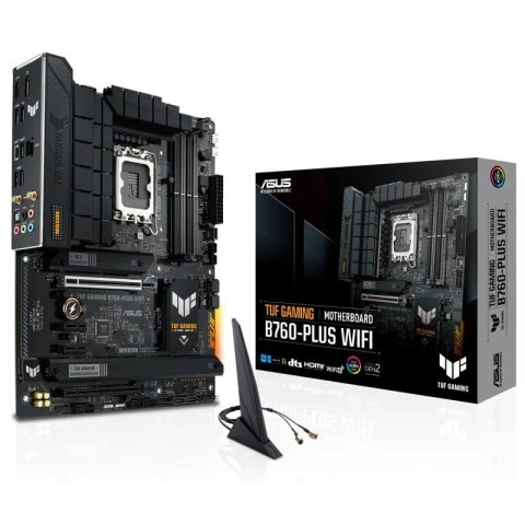 Pb Asus Tuf Gaming B760-plus Wifi Atx Skt 1700 12º/13º 4ddr5 5600mhz Displayport Hdmi 3xm.2 Glan-2.5gbs Usb-c
