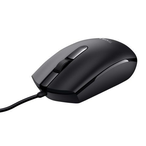 (km0) Mouse Trust Basi Usb 3 Botones Y Rueda De Desplazamiento 1200dpi 24271 Cash30