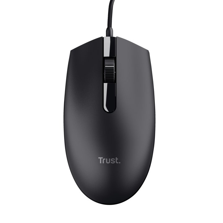 (km0) Mouse Trust Basi Usb 3 Botones Y Rueda De Desplazamiento 1200dpi 24271 Cash30