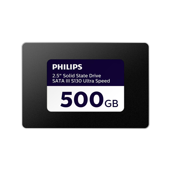 Disco Ssd Sata3 500gb Philips Fm50ss130b S130 Ultra Speed Lectura 550mb/s Escritura 510mb/s 