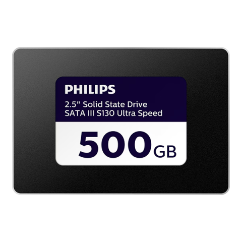 Disco Ssd Sata3 500gb Philips Fm50ss130b S130 Ultra Speed Lectura 550mb/s Escritura 510mb/s 