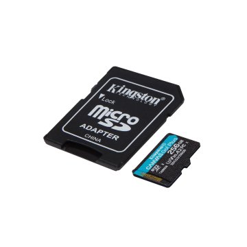 Memoria Sd Micro-sdxc 256gb Clase 10 Kingston + Adaptador Canvas-go Plus Sdcg3 256gb 2