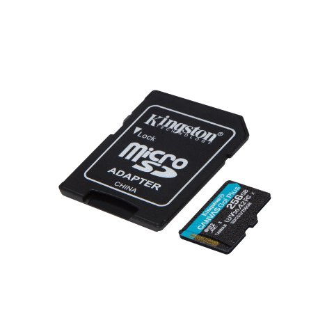 Memoria Sd Micro-sdxc 256gb Clase 10 Kingston + Adaptador Canvas-go Plus Sdcg3 256gb